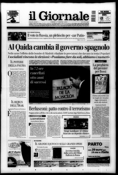 Il giornale del lunedi